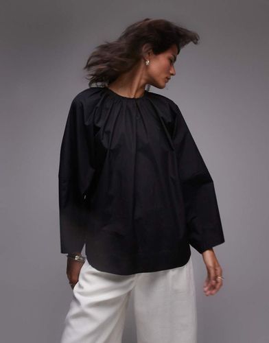 Blouse à manches bouffantes et dos froncé - Arket - Modalova