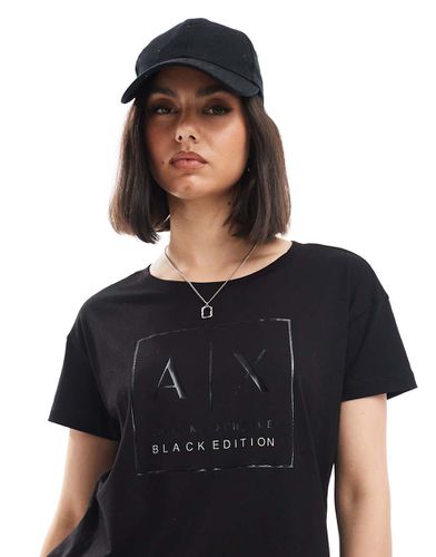 T-shirt avec logo brillant - Armani Exchange - Modalova