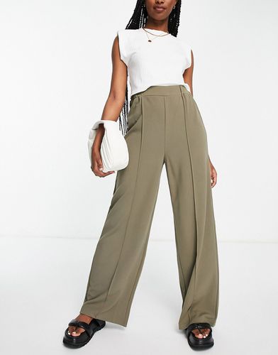 ASOS DESIGN - Pantalon de costume ample et souple en jersey - Mousse - Asos Design - Modalova