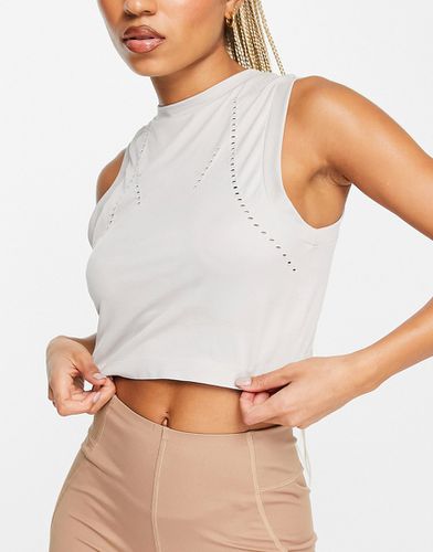 Débardeur sans coutures à détails perforés - Asos 4505 - Modalova