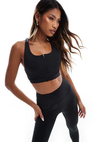 Icon - Brassière de sport zippée devant pour activités à impact élevé - Asos 4505 - Modalova