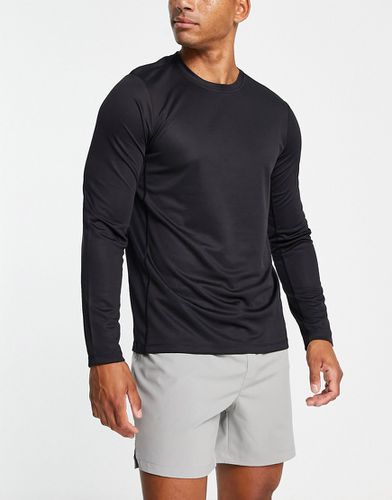 Icon - T-shirt de sport ajusté à manches longues en maille sportive à séchage rapide - Asos 4505 - Modalova