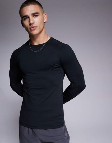 Icon - Top de sport thermique ajusté à manches longues - Asos 4505 - Modalova