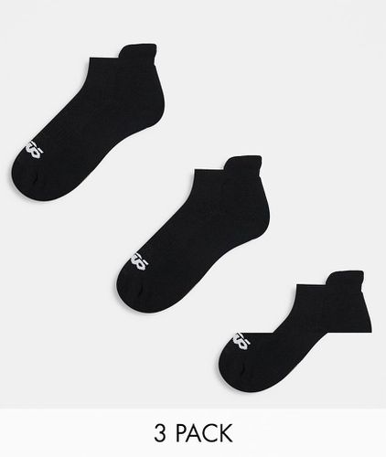 Lot de 3 paires de chaussettes de running avec finition antibactérienne et soutien élastique au niveau de la voûte - Asos 4505 - Modalova