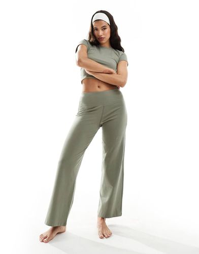 Studio - Pantalon de danse ample doux au toucher - olive - Asos 4505 - Modalova