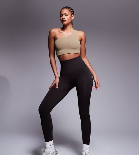 Tall - Legging de gym à taille haute sans coutures - cacao - Asos 4505 - Modalova