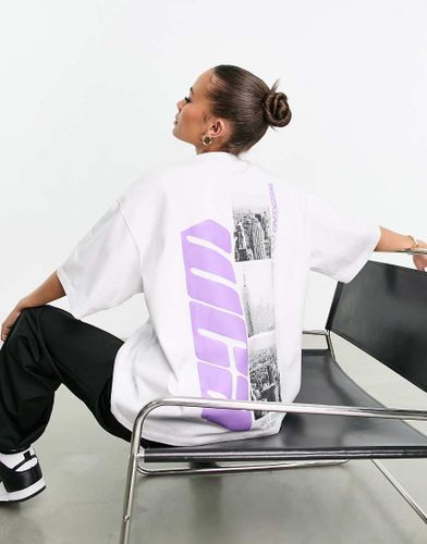 T-shirt oversize épais à imprimé photographique - Asos Weekend Collective - Modalova