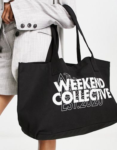 ASOS - Weekend Collective - Tote bag à double motif - Asos Weekend Collective - Modalova