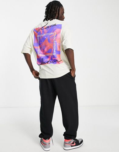 ASOS - Dark Future - T-shirt oversize avec grand motif au dos - cassé - ASOS DESIGN - Modalova