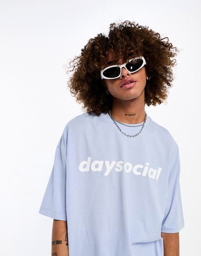 ASOS Daysocial - T-shirt oversize d'ensemble avec logo imprimé - Asos Design - Modalova