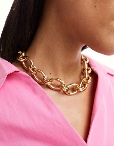 Collier chaîne à gros maillons ronds - Asos Design - Modalova