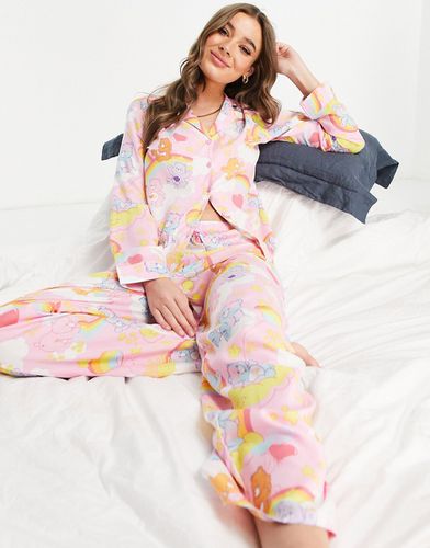 Care Bears - Pyjama en modal avec chemise et pantalon - Asos Design - Modalova