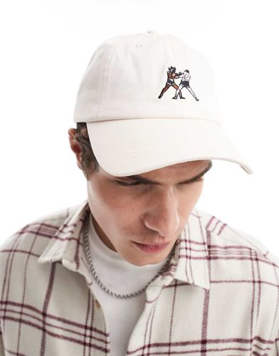 Casquette de baseball avec broderie - Écru - Asos Design - Modalova