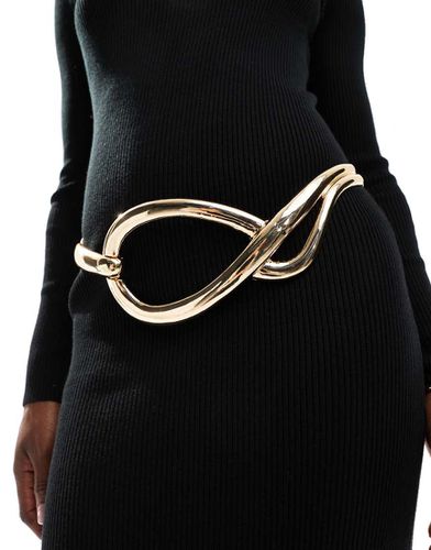 Ceinture chaîne épaisse torsadée et extensible - Asos Design - Modalova