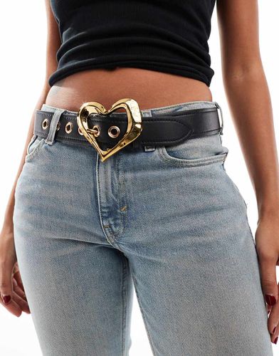 Ceinture de jean taille et hanches avec boucle caur - Asos Design - Modalova