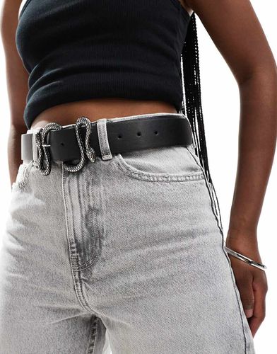 Ceinture taille et hanches pour jean avec boucle serpent argentée - Asos Design - Modalova