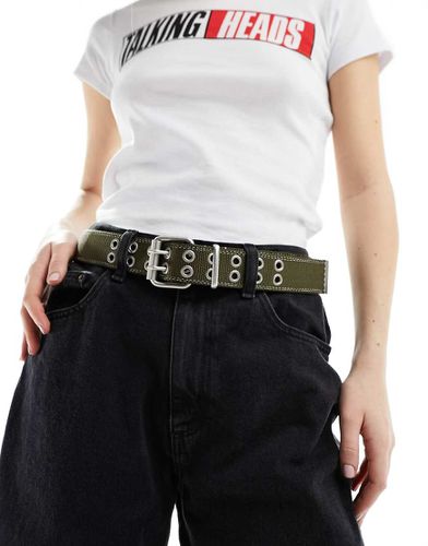 Ceinture taille et hanches pour jean en toile - Kaki - Asos Design - Modalova