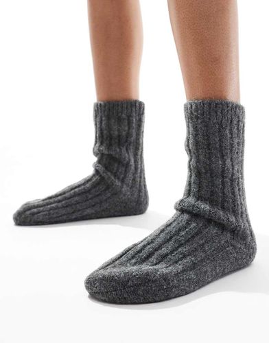 Chaussettes confort chunky - Anthracite - Asos Design - Modalova