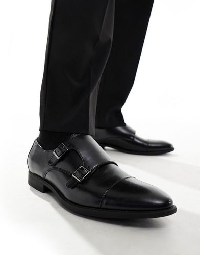 Chaussures derby en similicuir avec empiècement estampé - Asos Design - Modalova