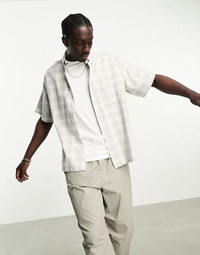 Chemise dad longue oversize coupe carrée à carreaux - Asos Design - Modalova