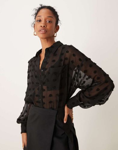 Chemise oversize plumetis - Asos Design - Modalova
