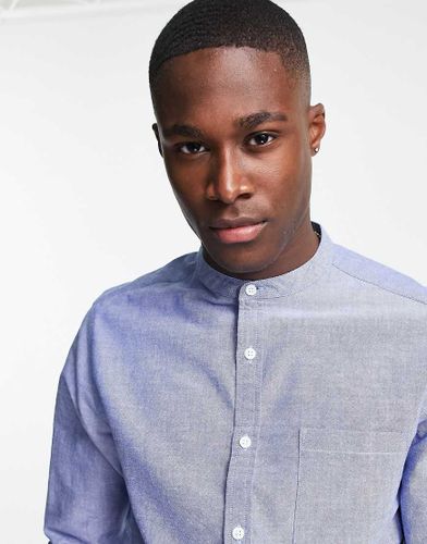 Chemise Oxford à col grand-père - Asos Design - Modalova
