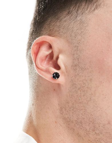 Clous d'oreilles à grand cristal - Asos Design - Modalova