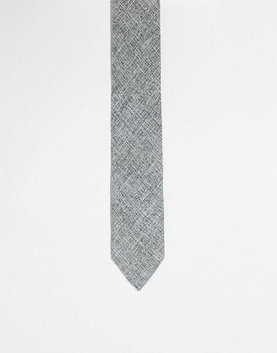 Cravate texturée - Anthracite - Asos Design - Modalova