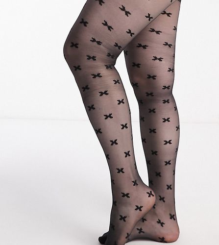 ASOS DESIGN Curve - Collants 30 deniers à motif X » - Asos Curve - Modalova