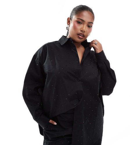 ASOS DESIGN Curve - Chemise d'ensemble ornée de strass - Asos Curve - Modalova