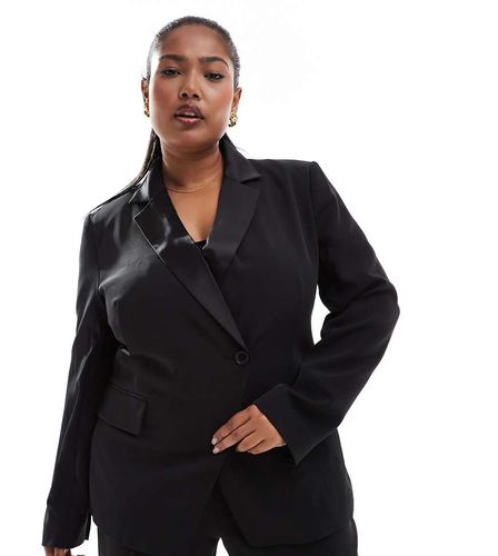 Curve - Blazer d'ensemble style tailleur à taille cintrée - Asos Design - Modalova