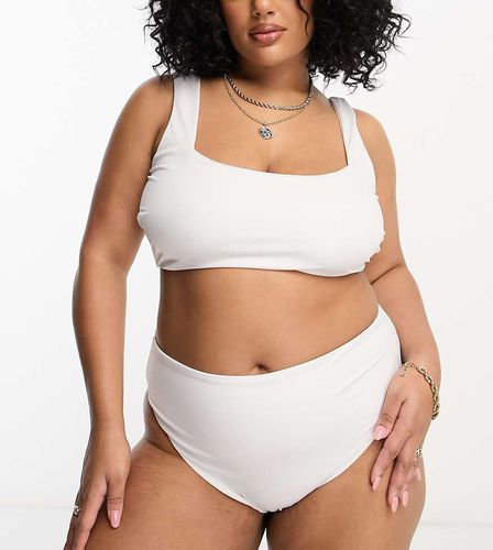 Curve - Mix and match - Haut de bikini court à encolure carrée - Asos Design - Modalova