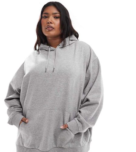 ASOS DESIGN Curve - Sweat à capuche oversize - chiné - Asos Curve - Modalova