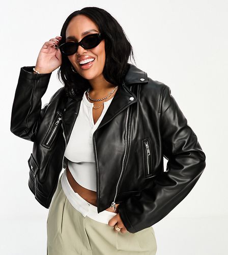 ASOS DESIGN Curve - Ultimate - Blouson style motard en similicuir - Asos Curve - Modalova