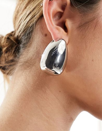 Boucles d'oreilles avec pendant goutte d'eau oversize - Asos Design - Modalova