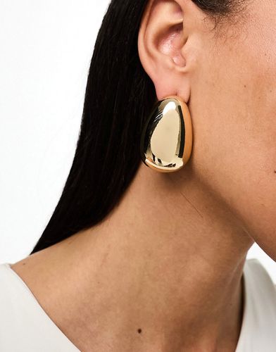 Boucles d'oreilles avec pendant goutte d'eau oversize - Asos Design - Modalova