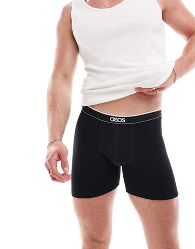 ASOS DESIGN - Boxer long - Noir - Asos Design - Modalova