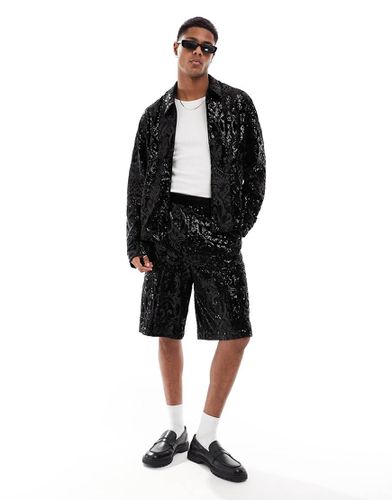 Bomber d'ensemble élégant orné de sequins - Asos Design - Modalova