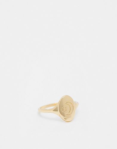 Bague avec lune et étoiles - Asos Design - Modalova