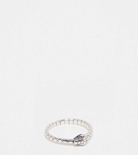 Bague serpent en acier inoxydable - Asos Design - Modalova