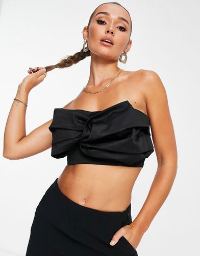 Going Out - Top bandeau structuré avec naud - Asos Design - Modalova