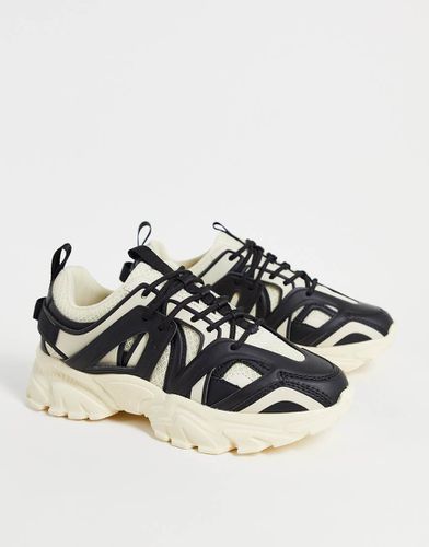 Dazed - Baskets chunky - Beige & noir - Asos Design - Modalova