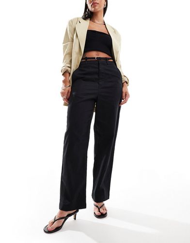 Decon - Pantalon avec ceinture en lin - Asos Design - Modalova