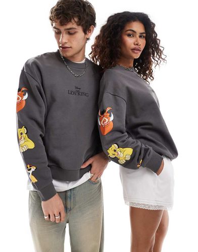 Disney - Sweat unisexe oversize coupe carrée avec imprimé Le Roi Lion - Asos Design - Modalova