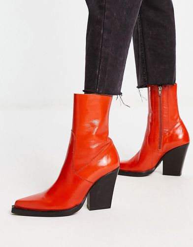 Eclipse - Bottines souples en cuir haut de gamme style western - Asos Design - Modalova