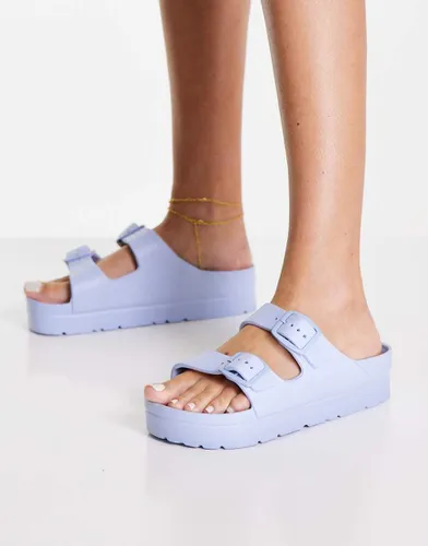 Fawn - Mules à semelle plateforme en plastique souple - Asos Design - Modalova