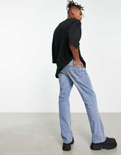 Jean bootcut rétro - moyen délavé - Asos Design - Modalova