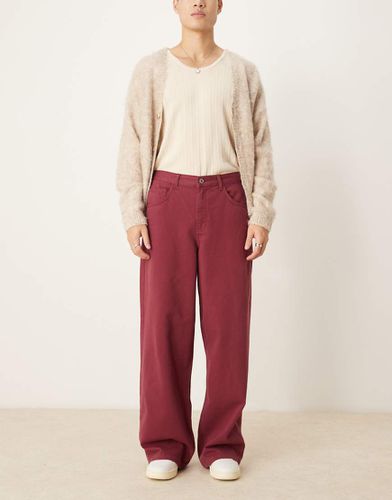 Jean d'ensemble baggy - foncé - Asos Design - Modalova