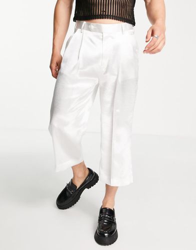 Jupe-culotte large et habillée en satin - Asos Design - Modalova