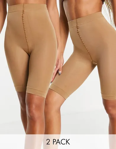 Lot de 2 shorts anti-irritations - Bronze doré - Asos Design - Modalova